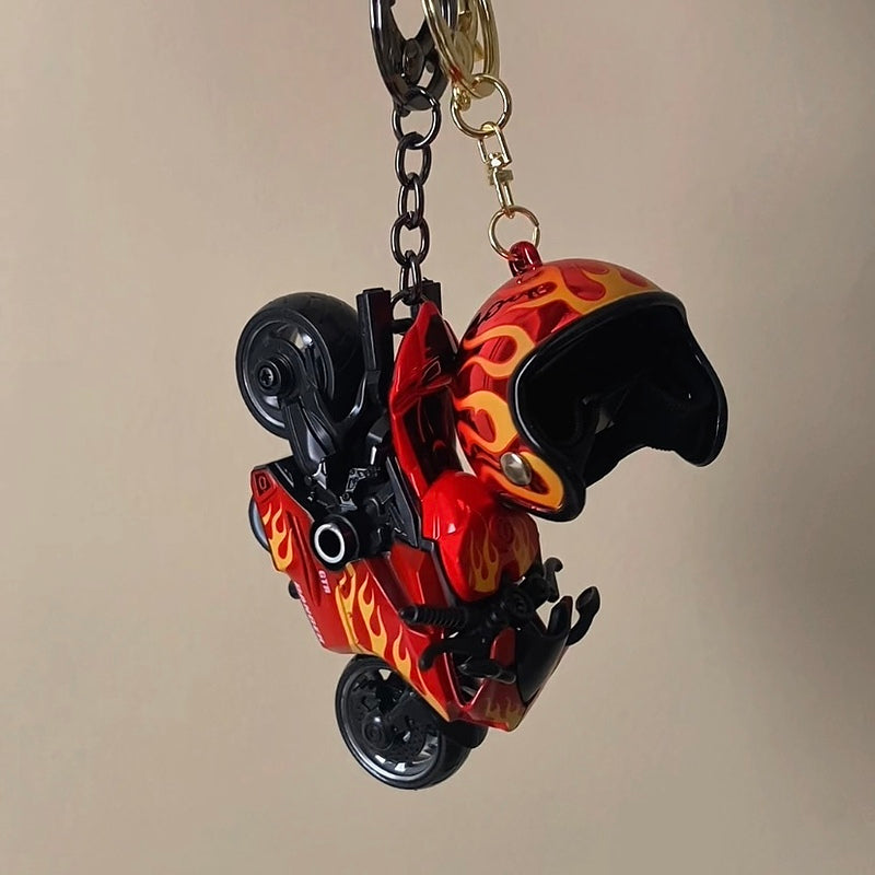 Bike & Helmet Keychain
