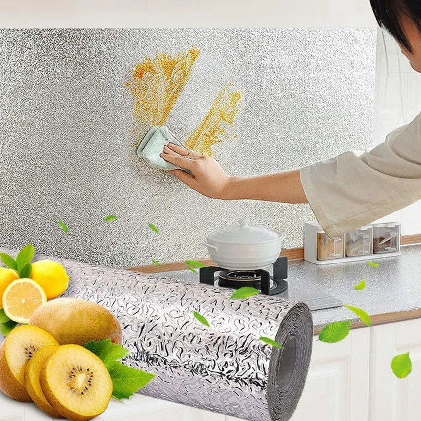 Aluminum Kitchen Wallpaper