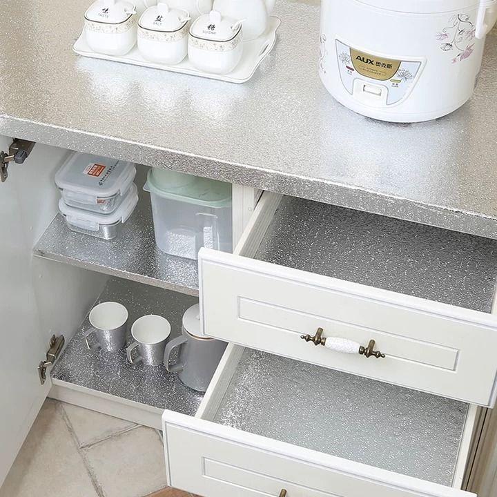 Aluminum Kitchen Wallpaper