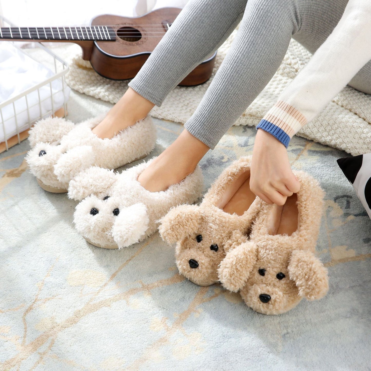 Cute Puppy Slippers
