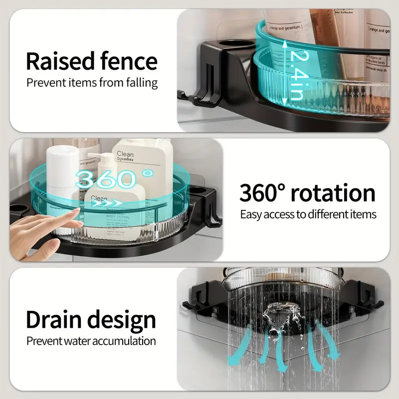 Rotating Corner Storage Rack