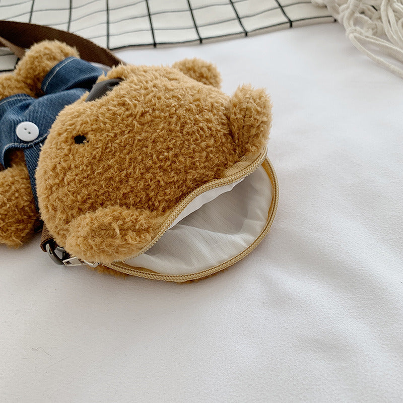 Plush Bear Crossbody Bag