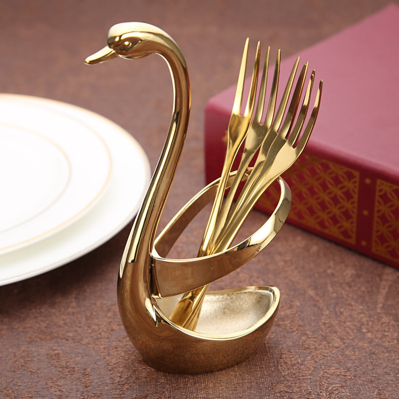 Swan Fork Holder ( With 5 Forks )
