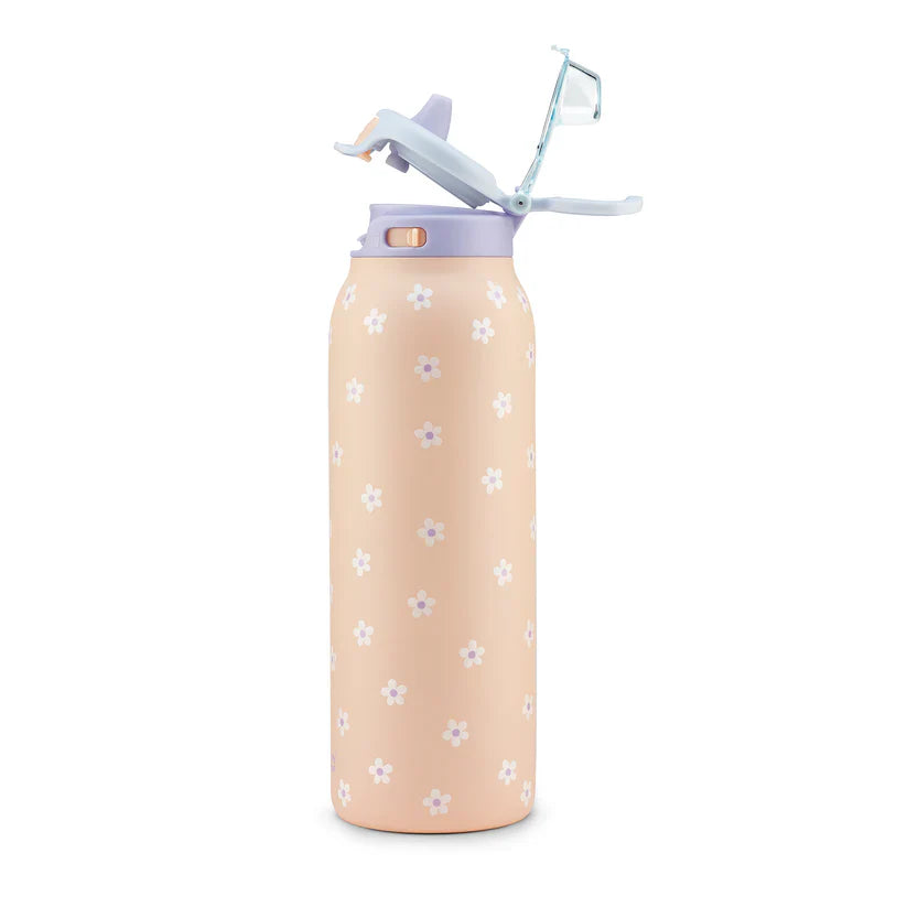 Floral Flip-Top Bottle