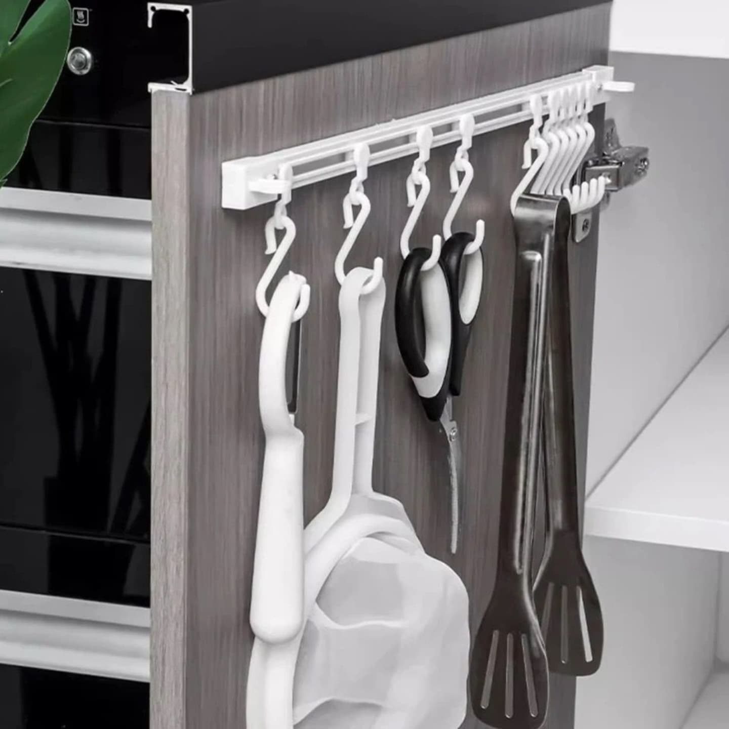 Wall Rail multipurpose hook (Pack of 2)