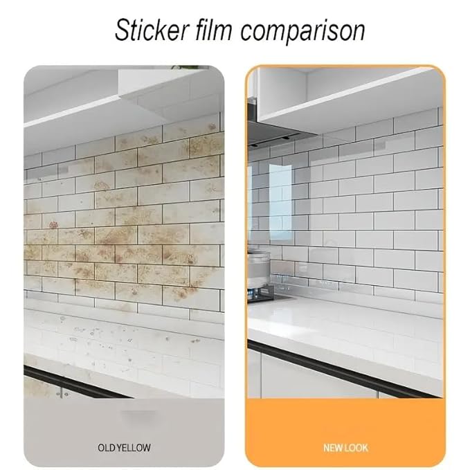 Kitchen Oil-Proof Sticker (12" x 36" Inch)