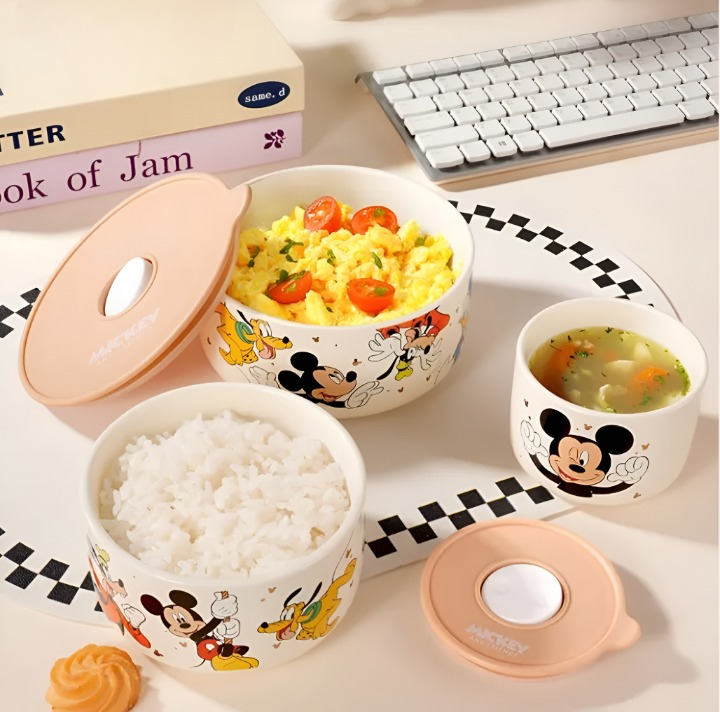 Disney Mickey Bowl With Lid