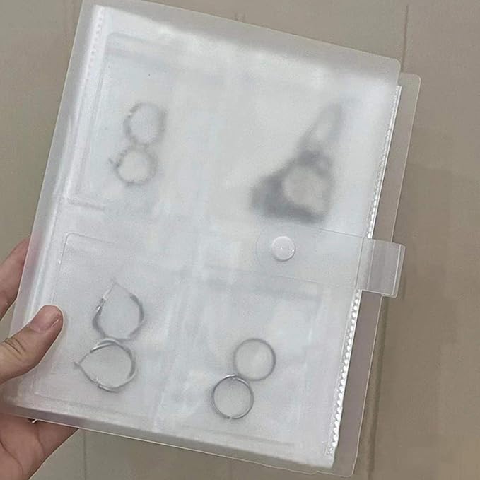 Transparent Jewelry Storage Book