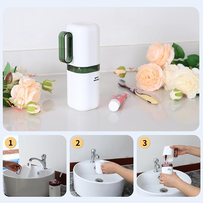 Detachable Handle Toothbrush Box