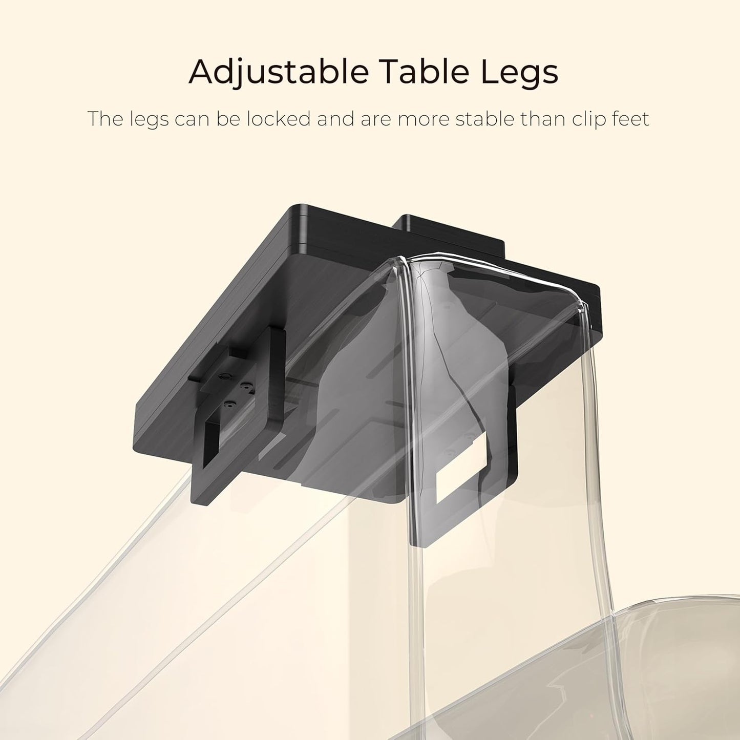 Sofa Arm Table with Storage Box
