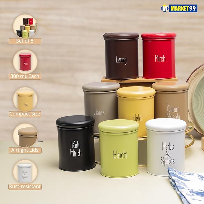 Airtight Spices Jar Set
