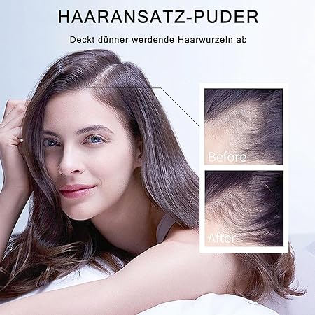 Hair Root Touch Up Powder ( 1 Black +1 Brown )