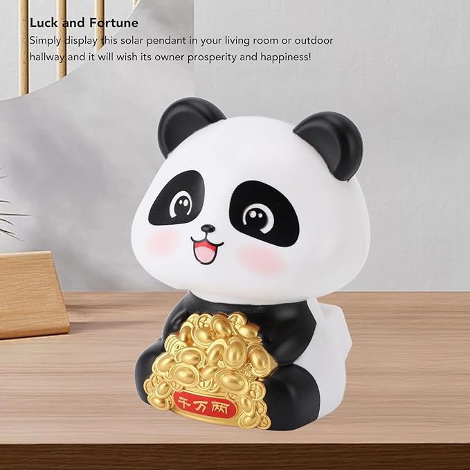 Solar Panda Ornament