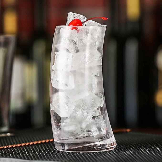 Curved Drink Glass