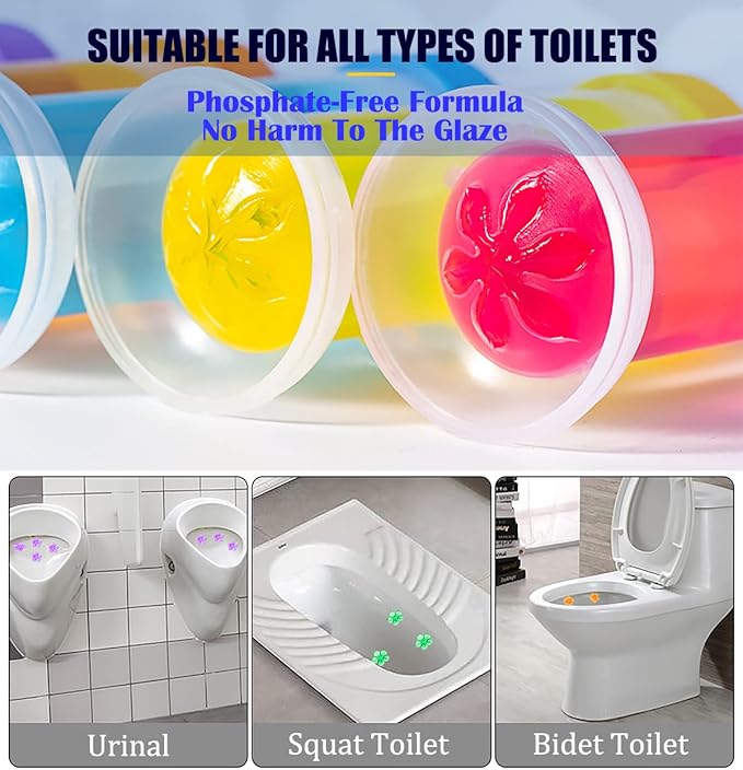 Flower Stamp Toilet Gel