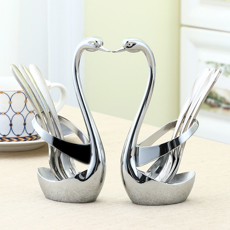 Swan Fork Holder ( With 5 Forks )