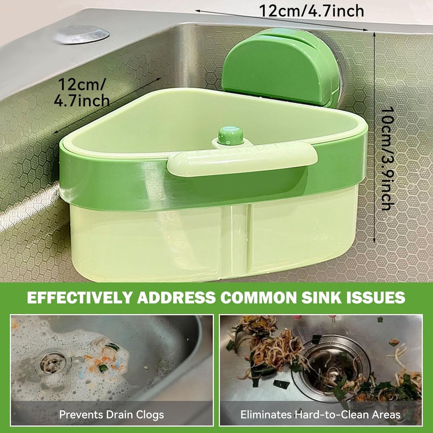 Triangular Sink Drainer Basket