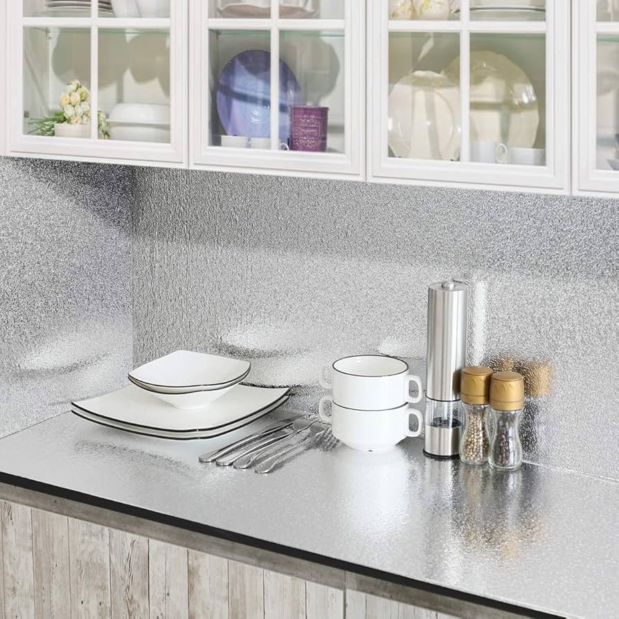 Aluminum Kitchen Wallpaper