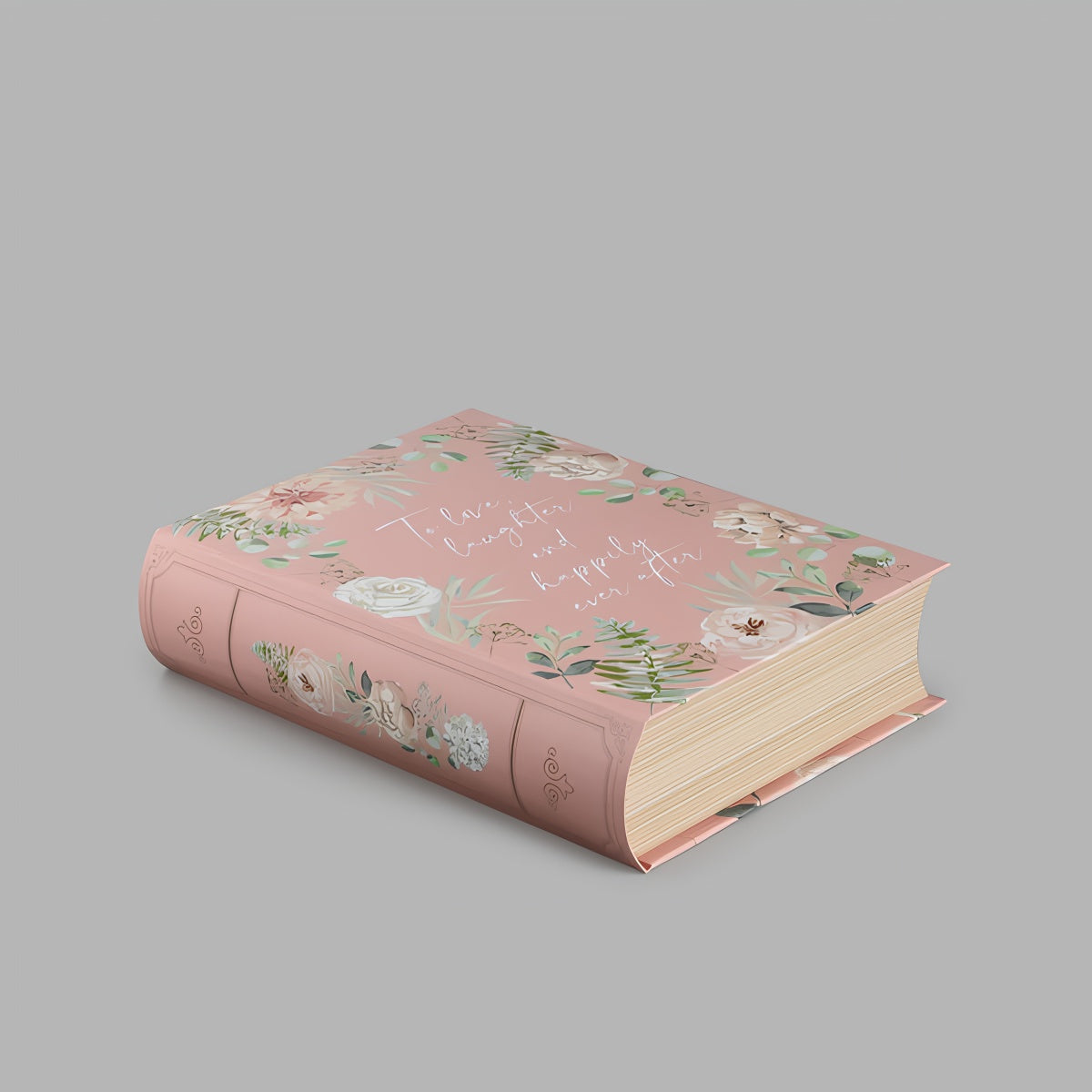 Floral Book Storage Box