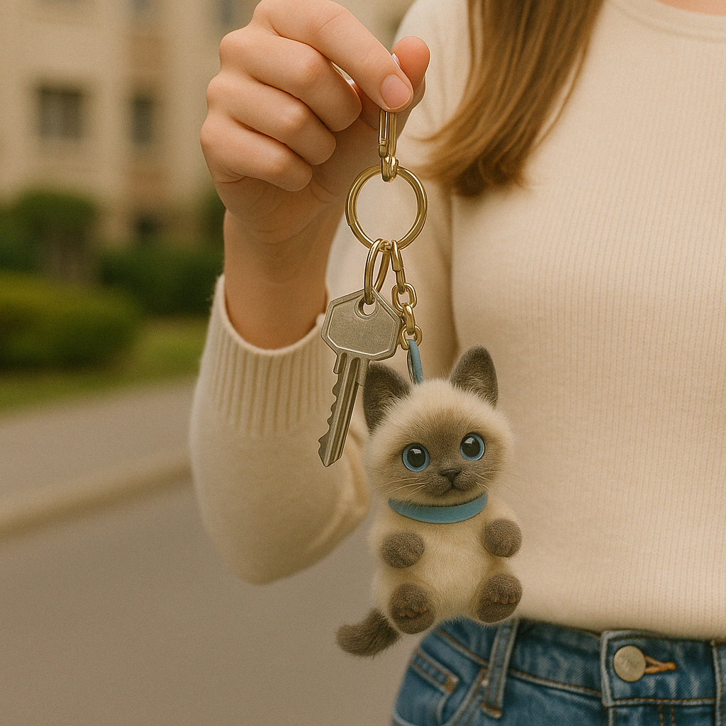 Cat Keychain Charms