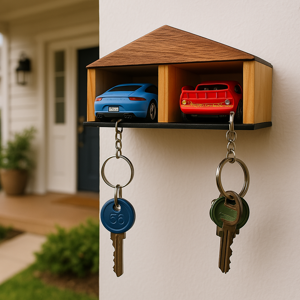 Wood Car Key Holder