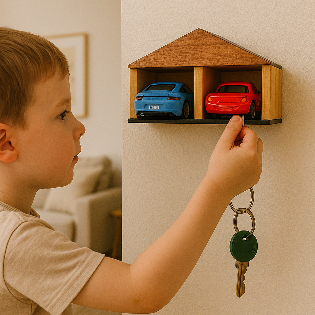 Wood Car Key Holder