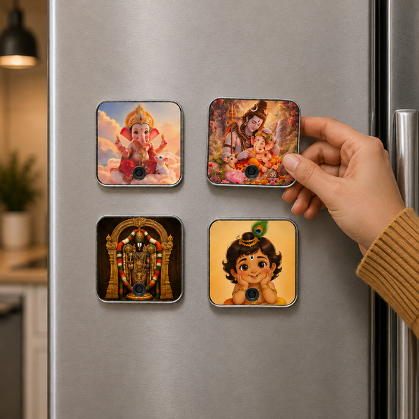 God Fridge Magnet Music Box