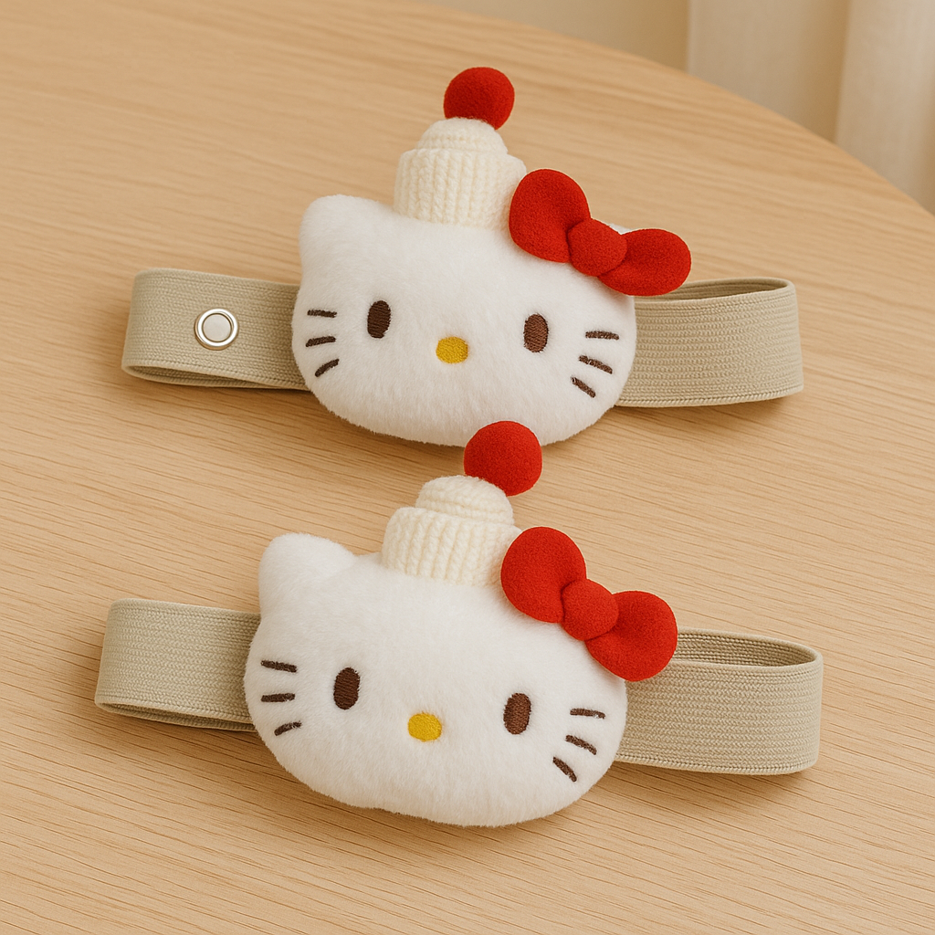 Kitty Curtain Tiebacks