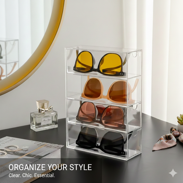 Sunglasses Storage Box (4 Drawers)