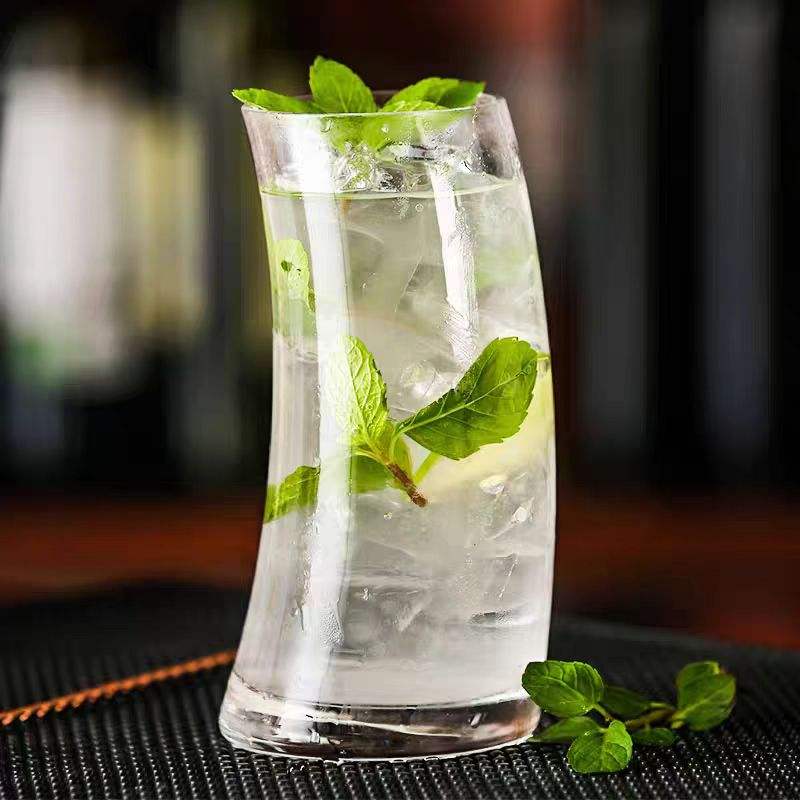 Curved Drink Glass