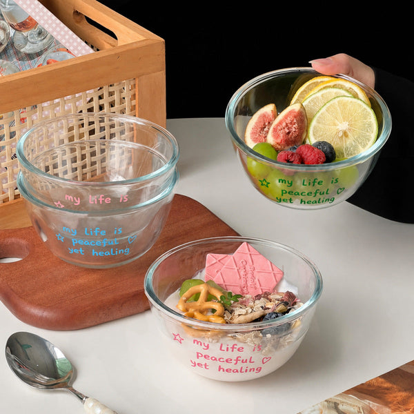 Premium Glass Snack Bowl