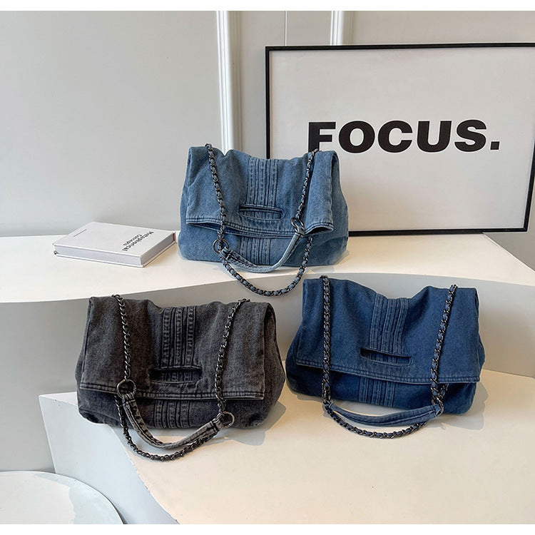 Denim Shoulder Bag
