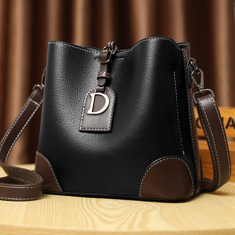Soft Leather Bucket Bag