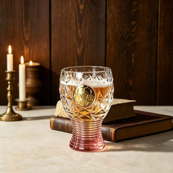 Football Theme Glass