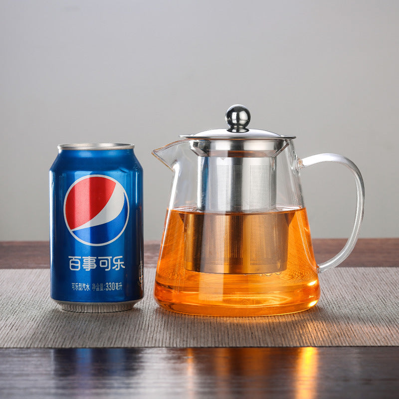 Glass Tea Pot (Free Gloves)
