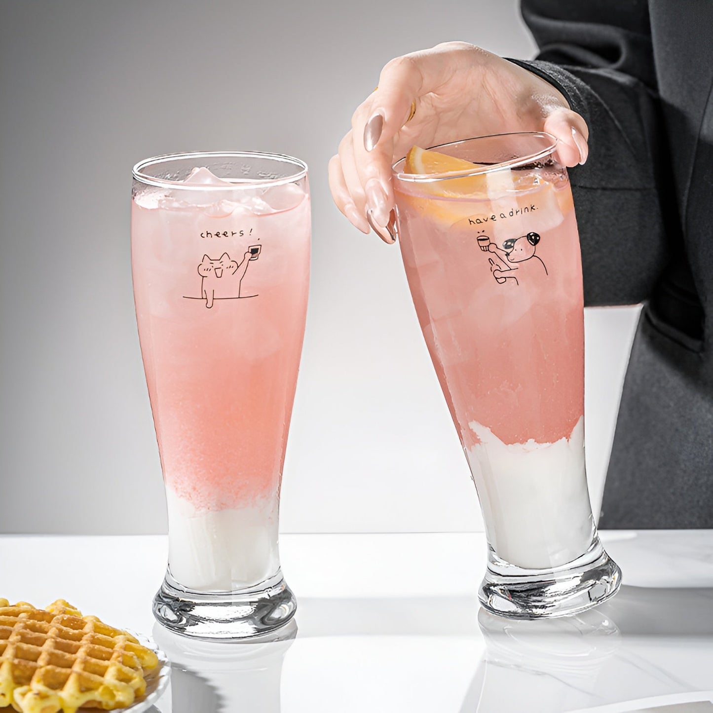 Cute Cheers Glass