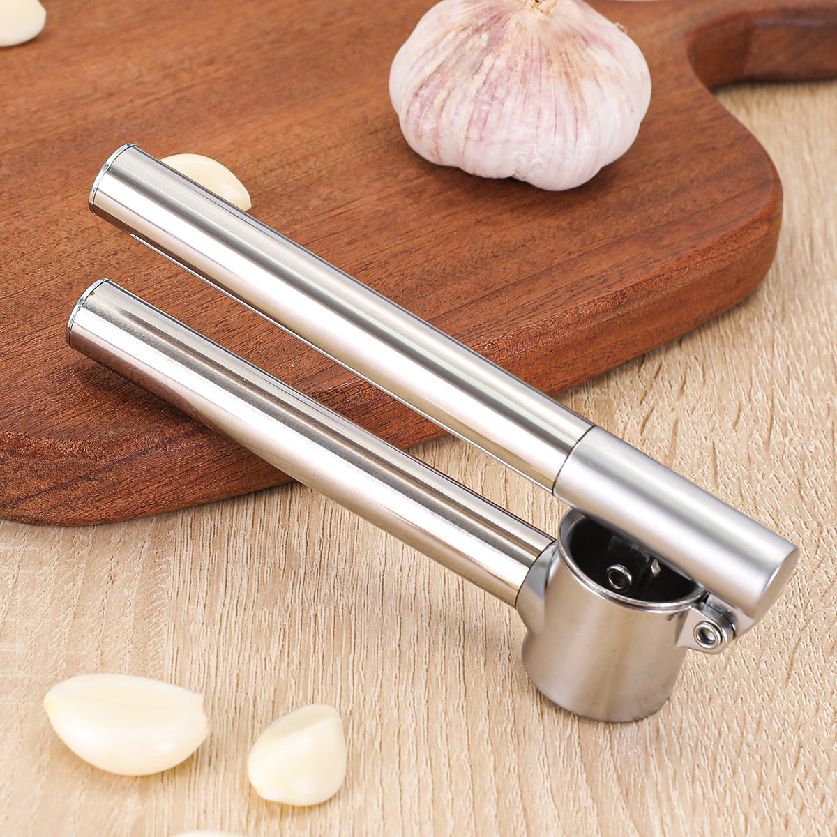 Stainless Steel Garlic Press