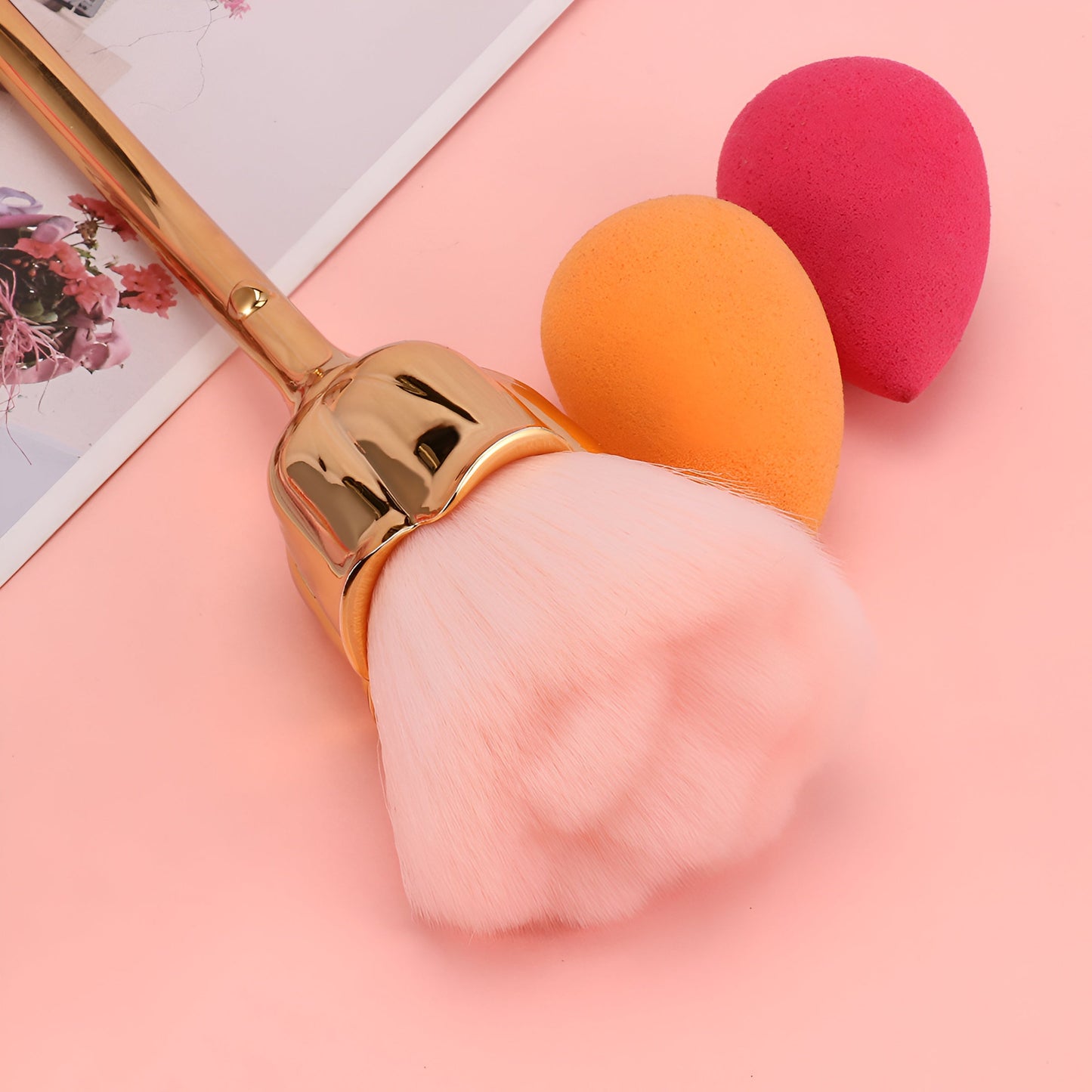 Rose Makeup Brush(2 pieces)