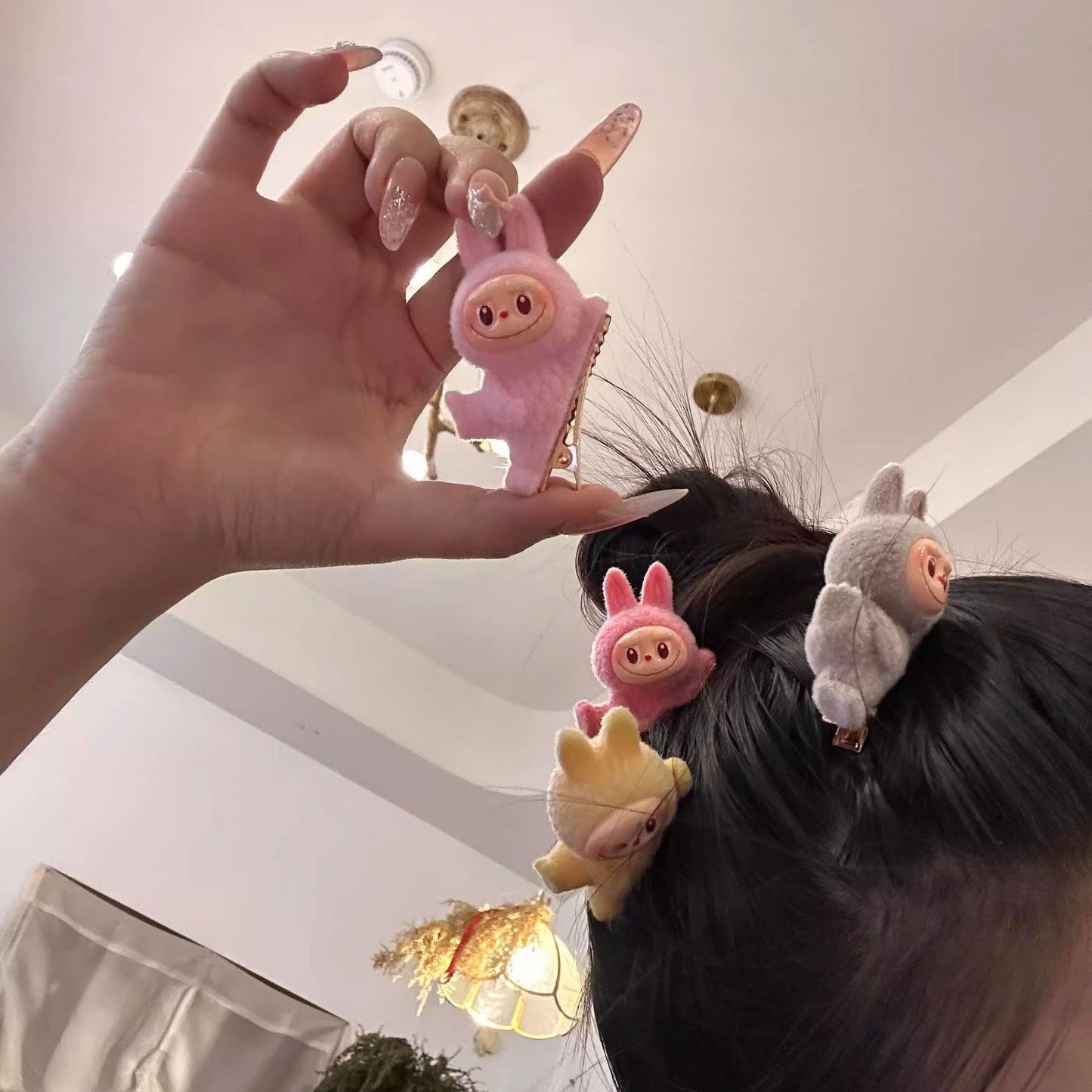 Labubu Lying Hairclip