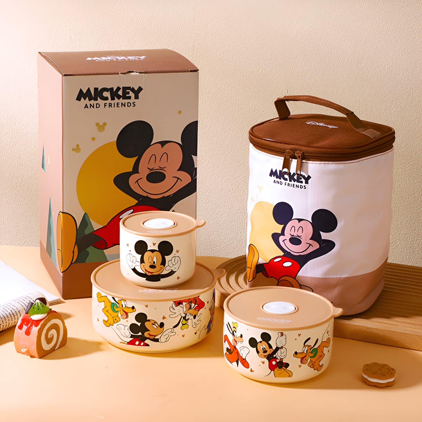 Disney Mickey Bowl With Lid
