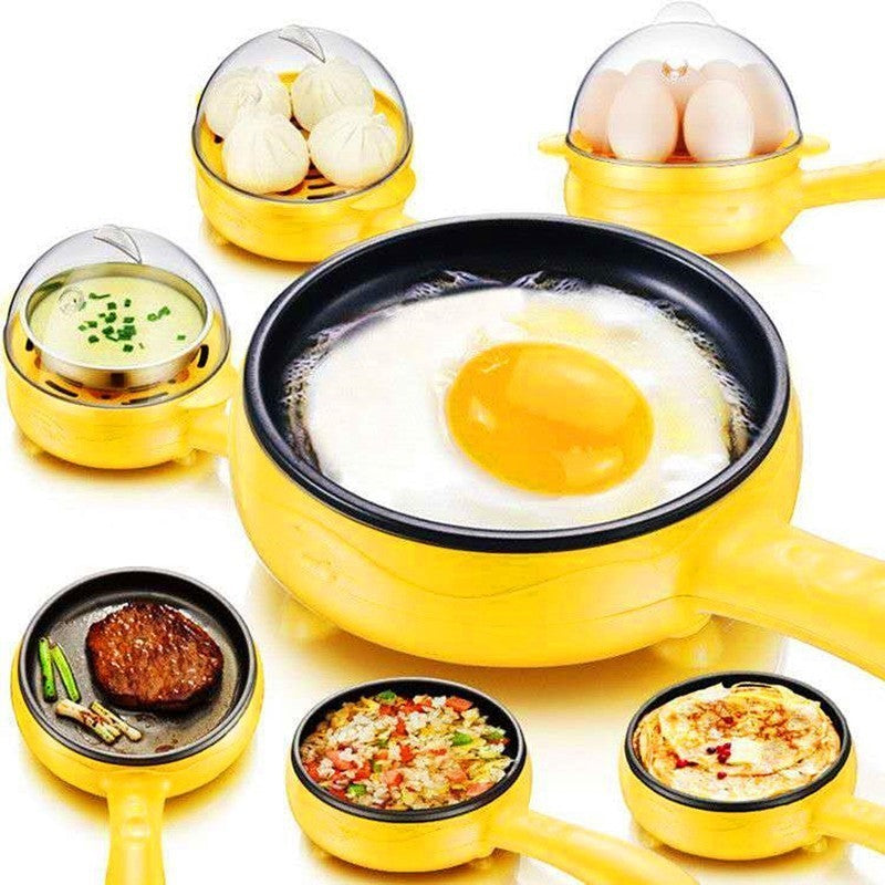 Mini Electric Frying Pan with Boiler