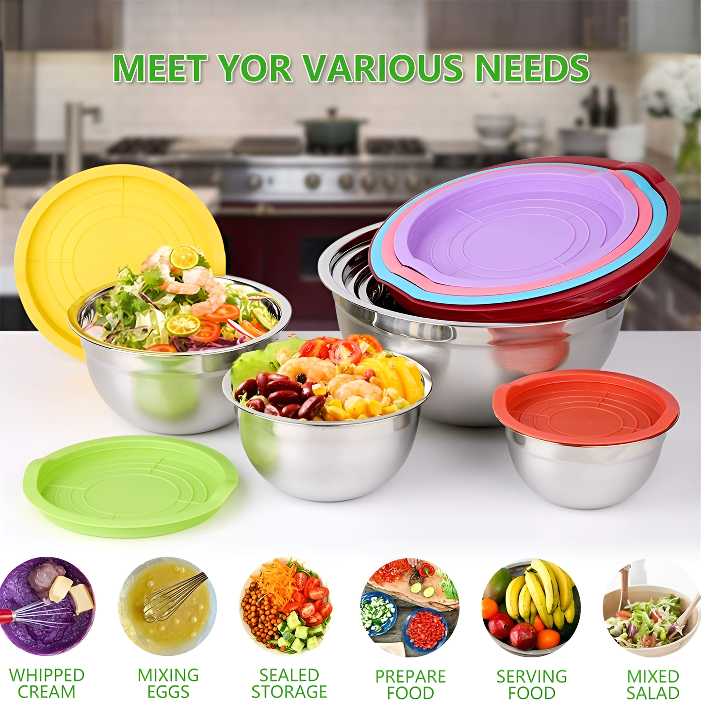 Stainless Steel Bowl Set
