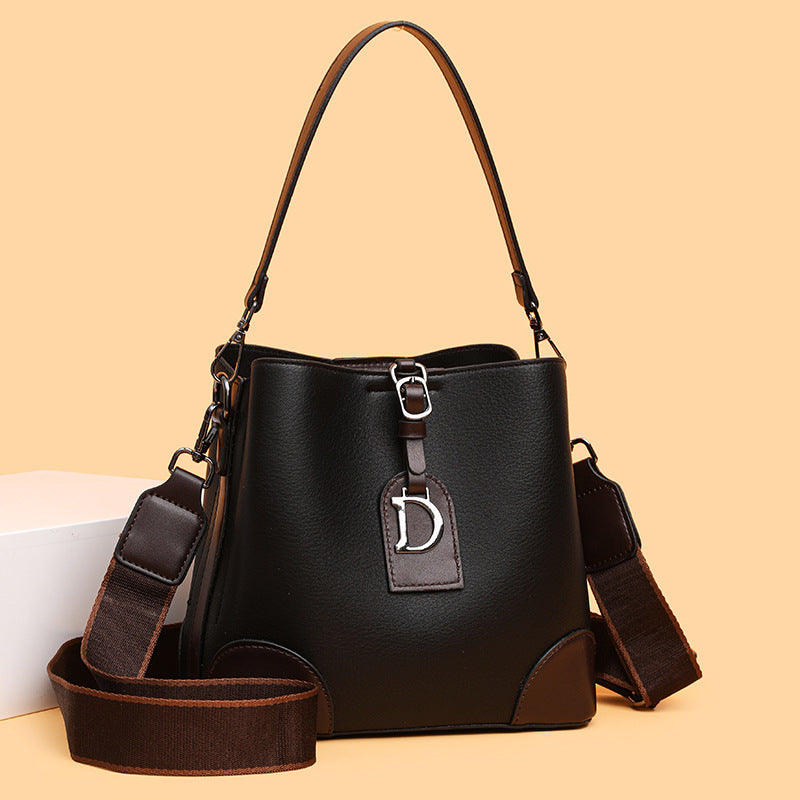 Soft Leather Bucket Bag