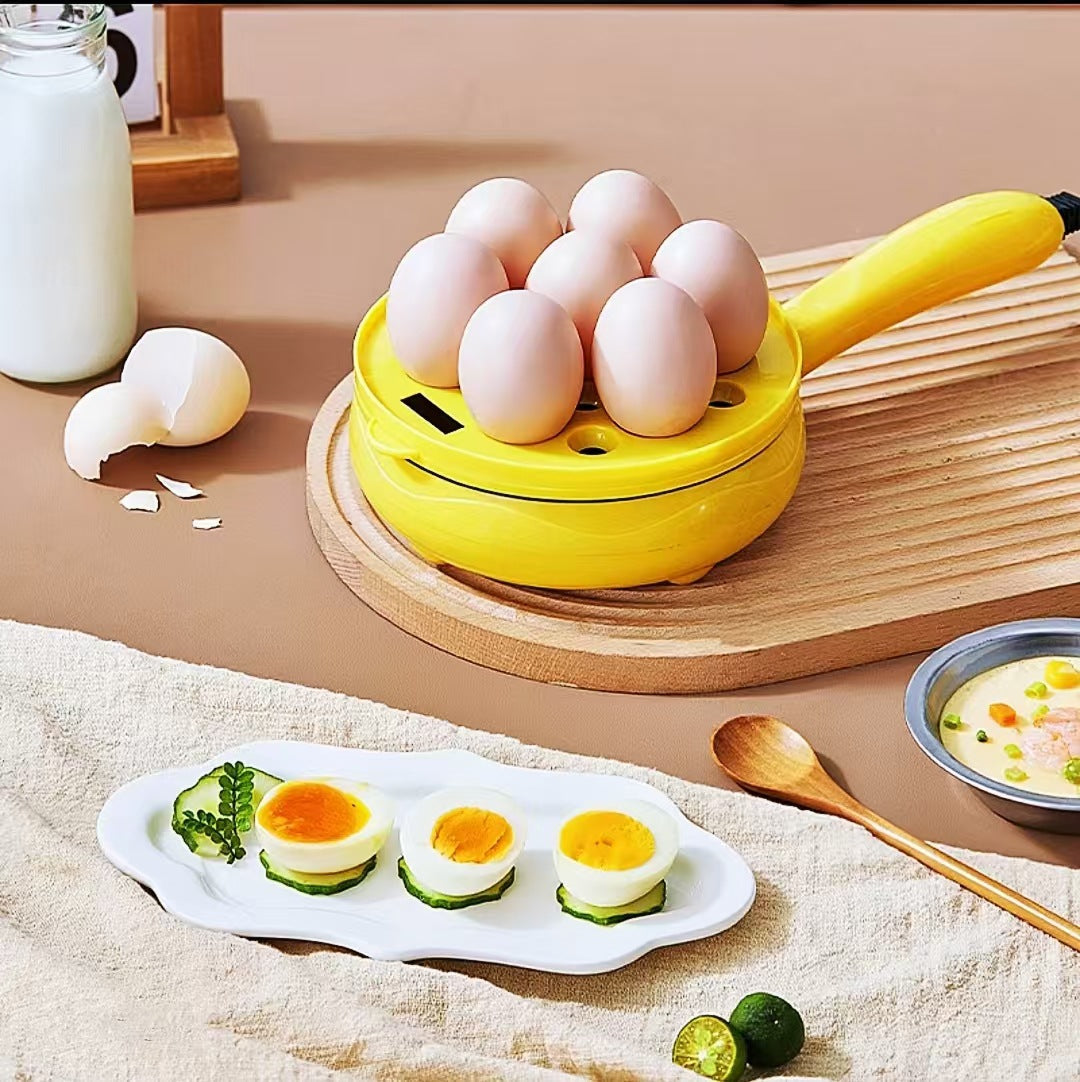 Mini Electric Frying Pan with Boiler