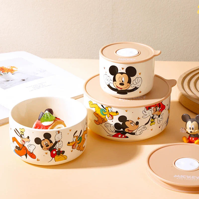 Disney Mickey Bowl With Lid