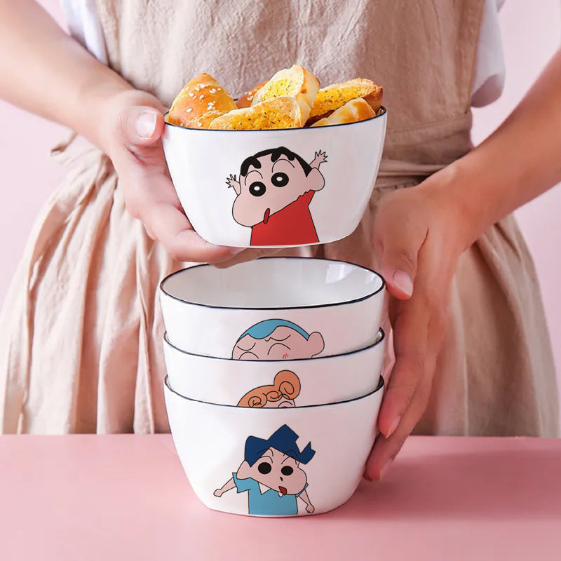 Shinchan Plates & Bowls Set