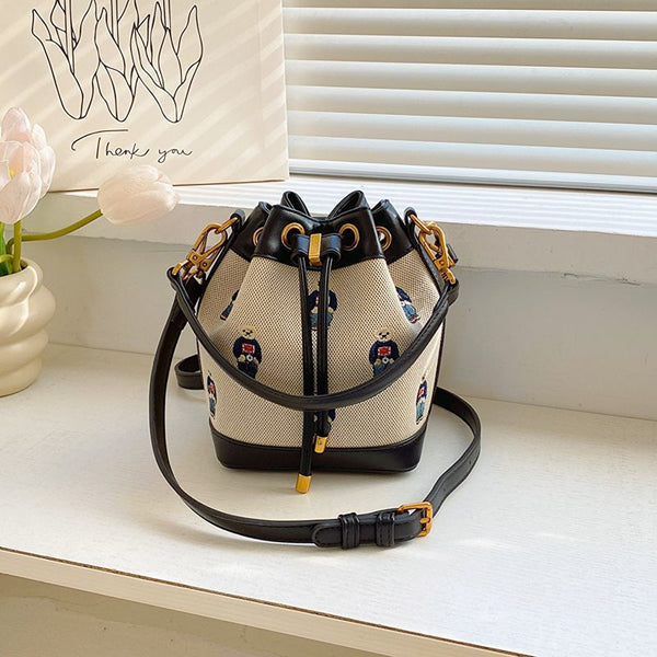 Teddy Bear Bucket Bag