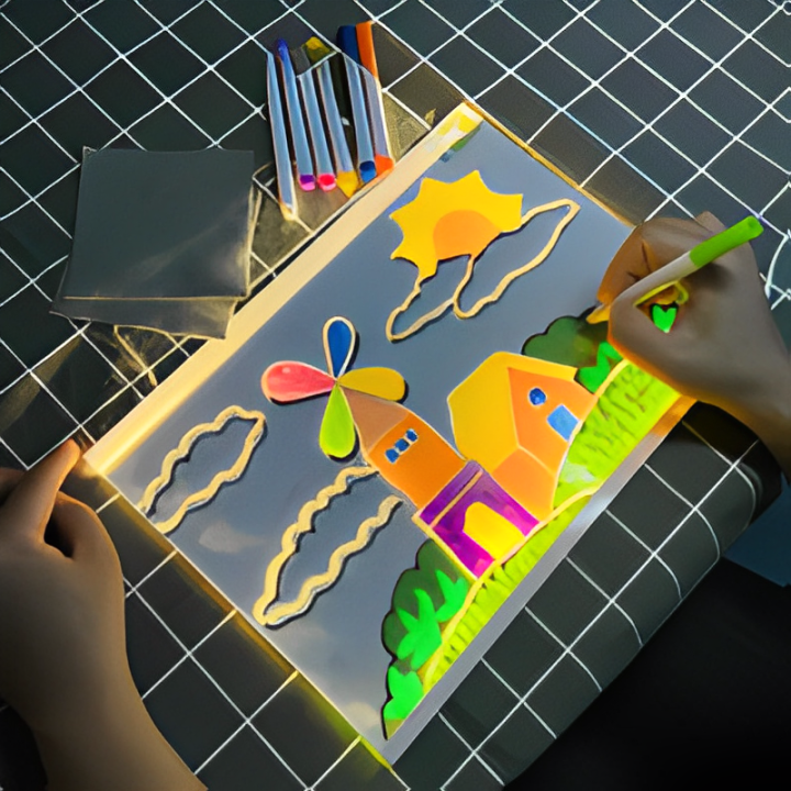 LED Acrylic Lamp for Kids