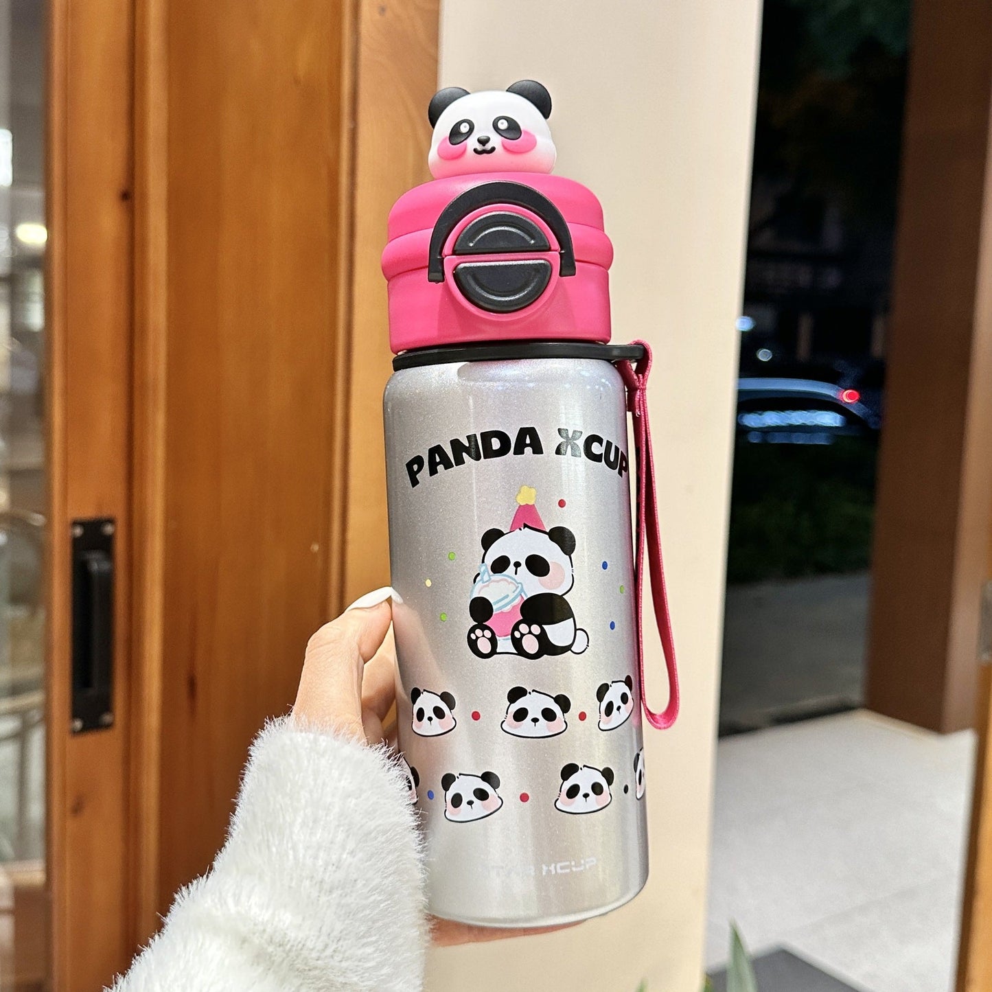 Cute Panda Water Bottle