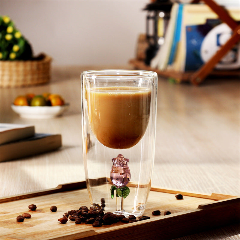 Double Glass Cup